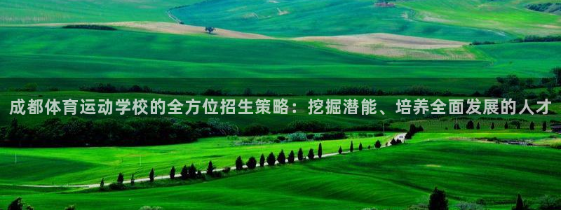 bbin视讯下：成都体育运动学校的全方位招生策略：挖掘潜能、培养全面发展的人才