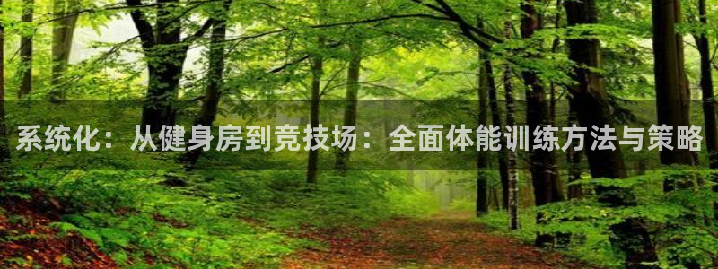 bbin视讯：系统化：从健身房到竞技场：全面体能训练方法与策略